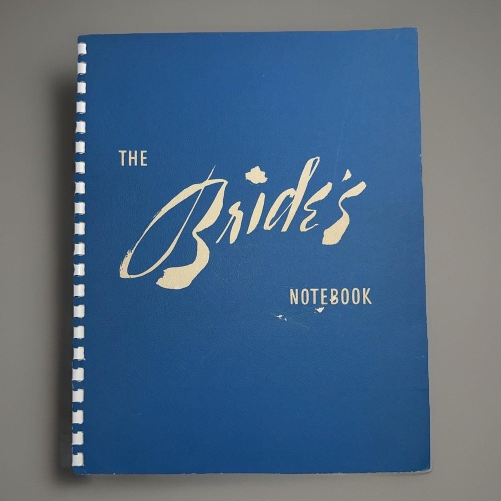 The Bride's Notebook By Bride's House Inc. 1952 - NOS Unused!!